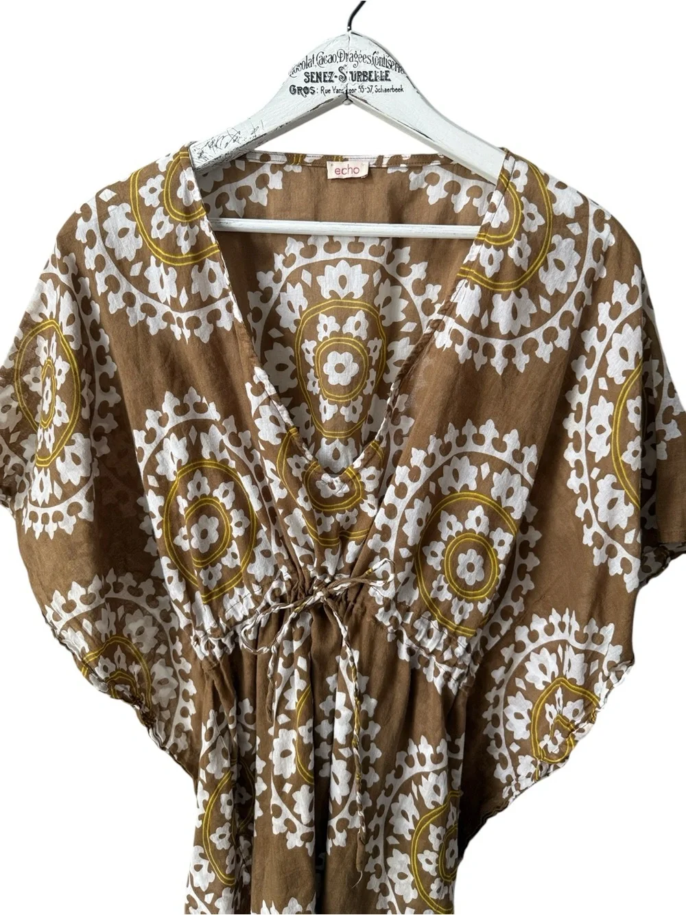 Echo butterfly caftan